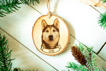 Load image into Gallery viewer, Personalized Pet Portrait Ornament- Large