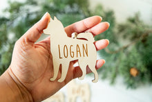 Load image into Gallery viewer, Personalized Pet Silohuette Ornament