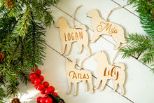 Load image into Gallery viewer, Personalized Pet Silohuette Ornament