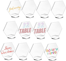 Load image into Gallery viewer, Customized Hexagonal Acrylic Awards
