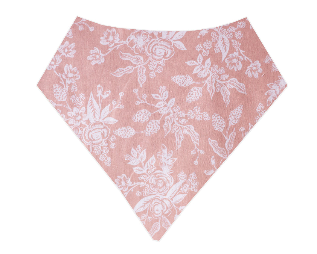 Pink Floral Bandana