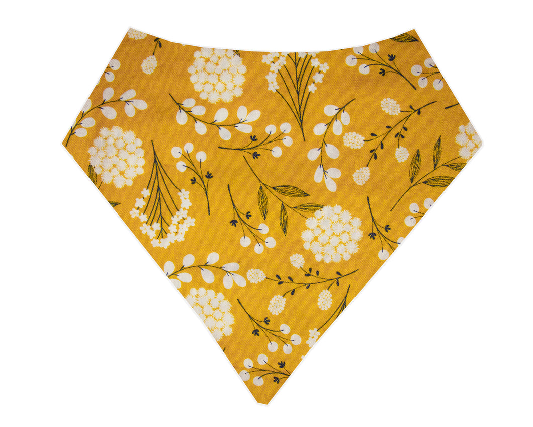 Mustard Floral Bandana