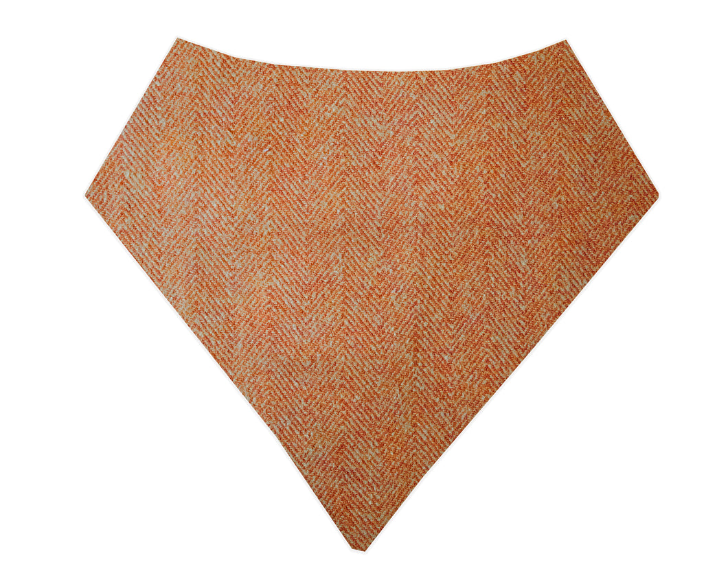 Orange Tweed Bandana