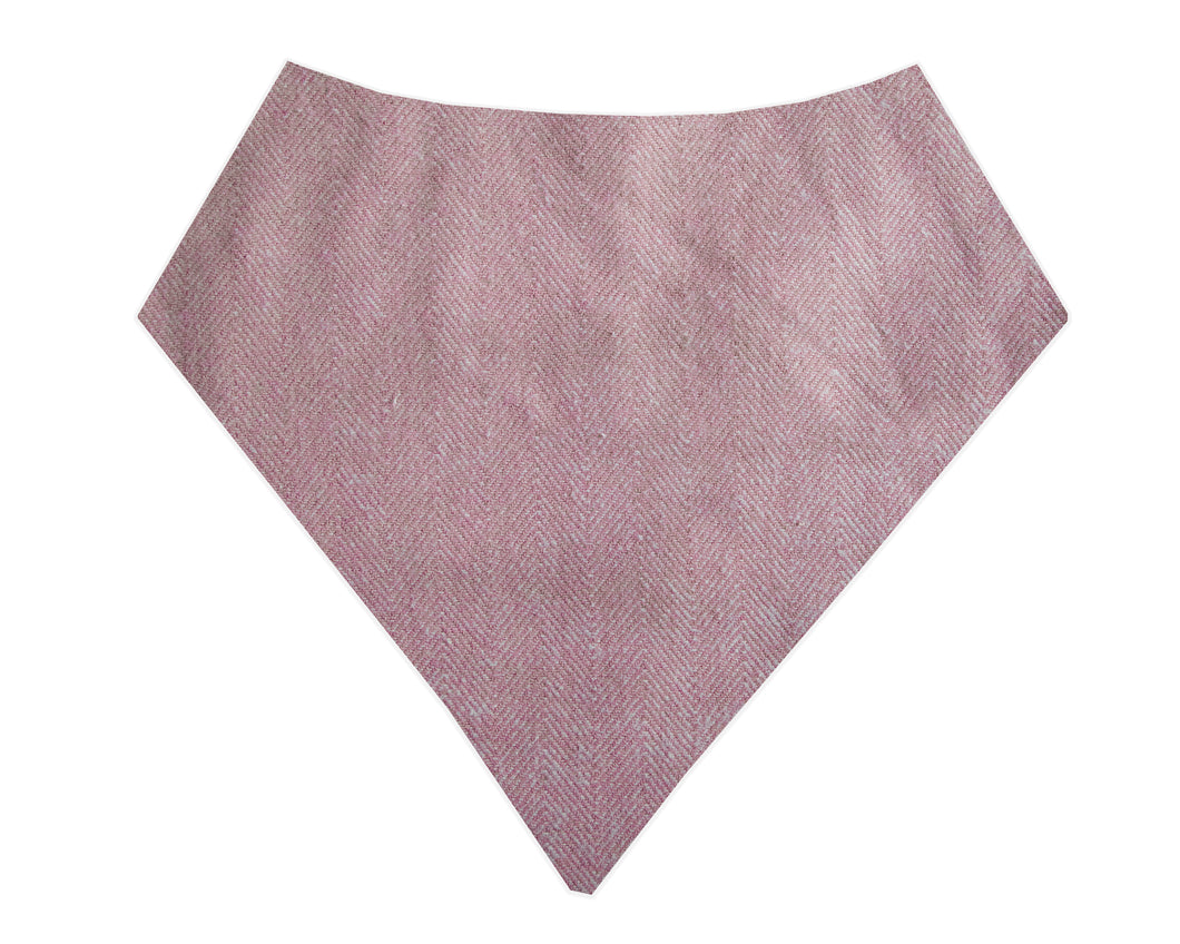 Pink Tweed Bandana