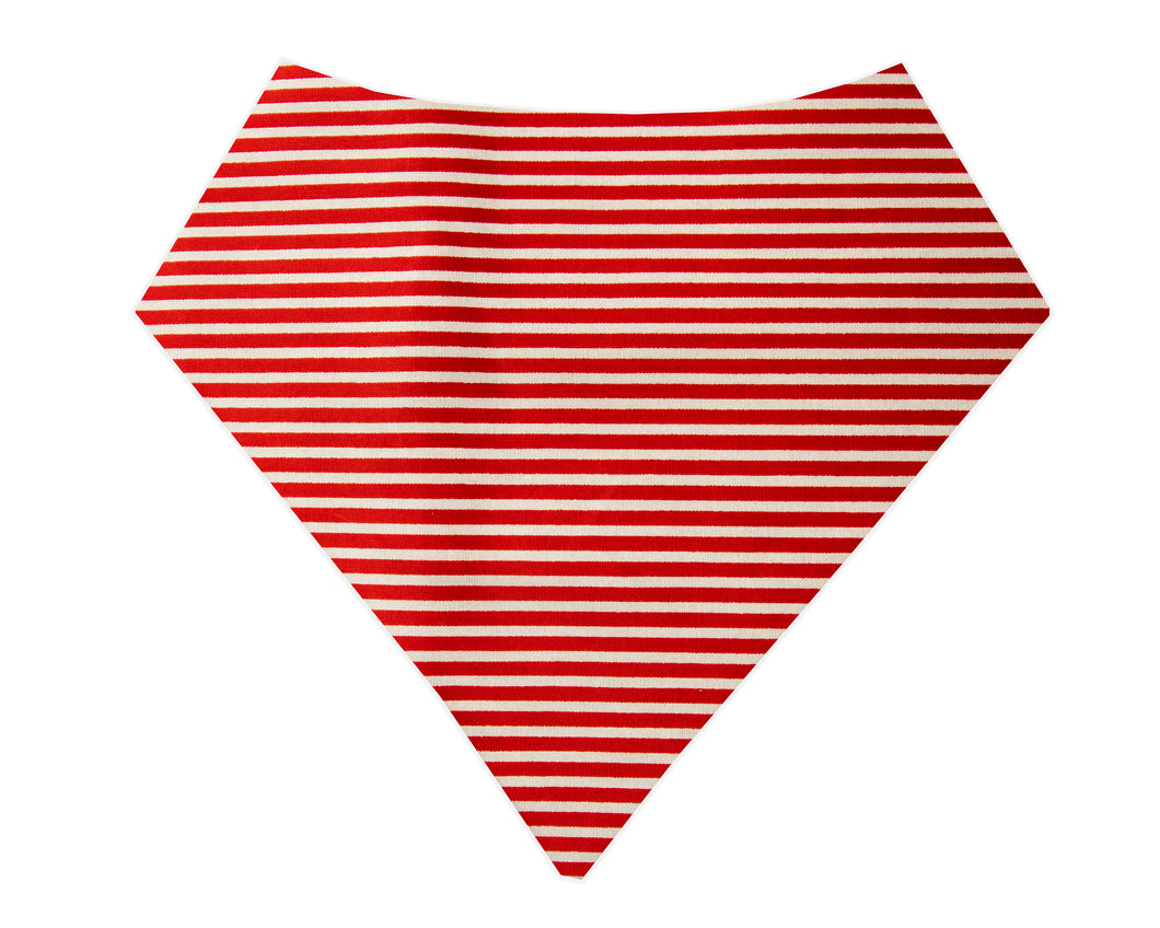 Red & White Striped Bandana