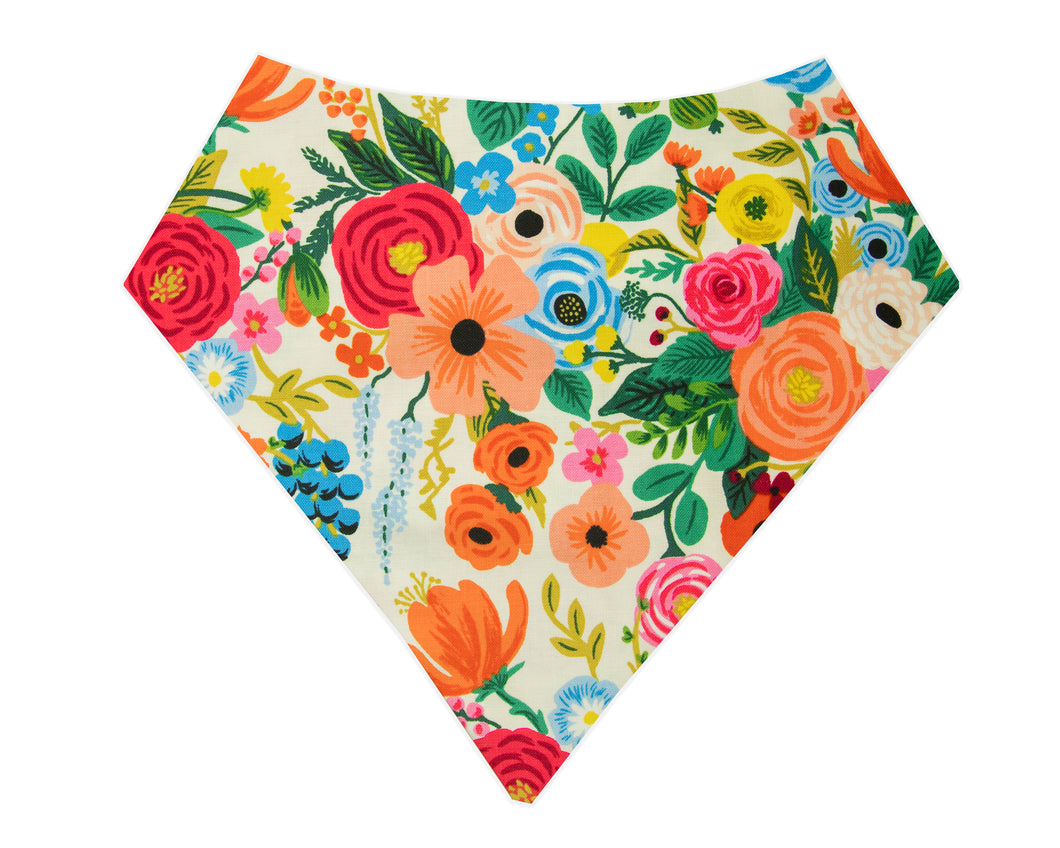 Wildwood Floral Bandana - Cream