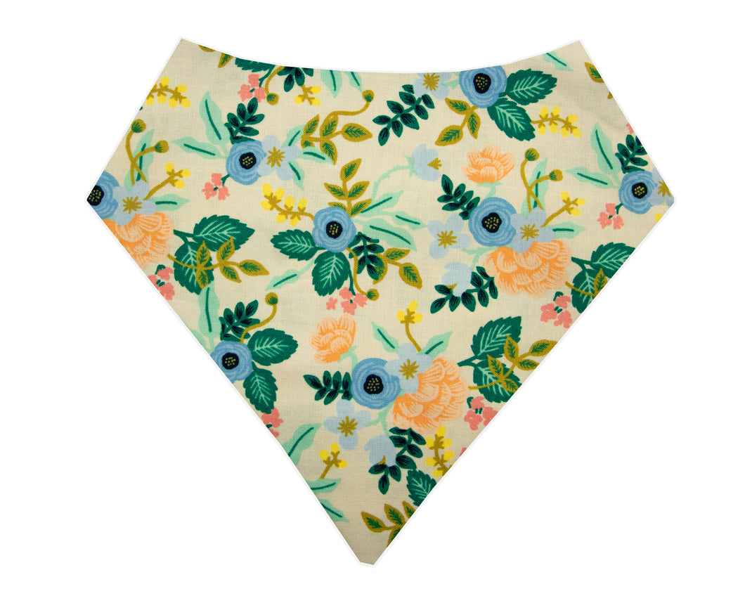 Primavera Floral Bandana- Cream