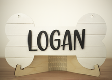 Load image into Gallery viewer, Personalized Shiplap Pet Crate Sign
