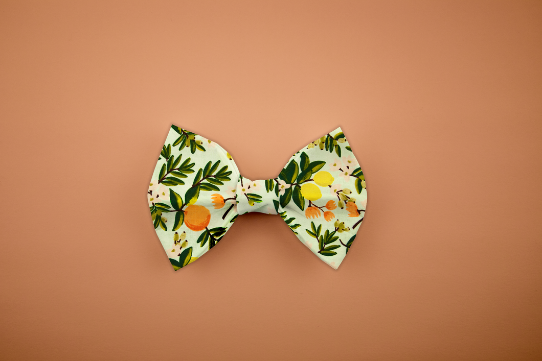 Primavera Floral Bow Tie - Mint
