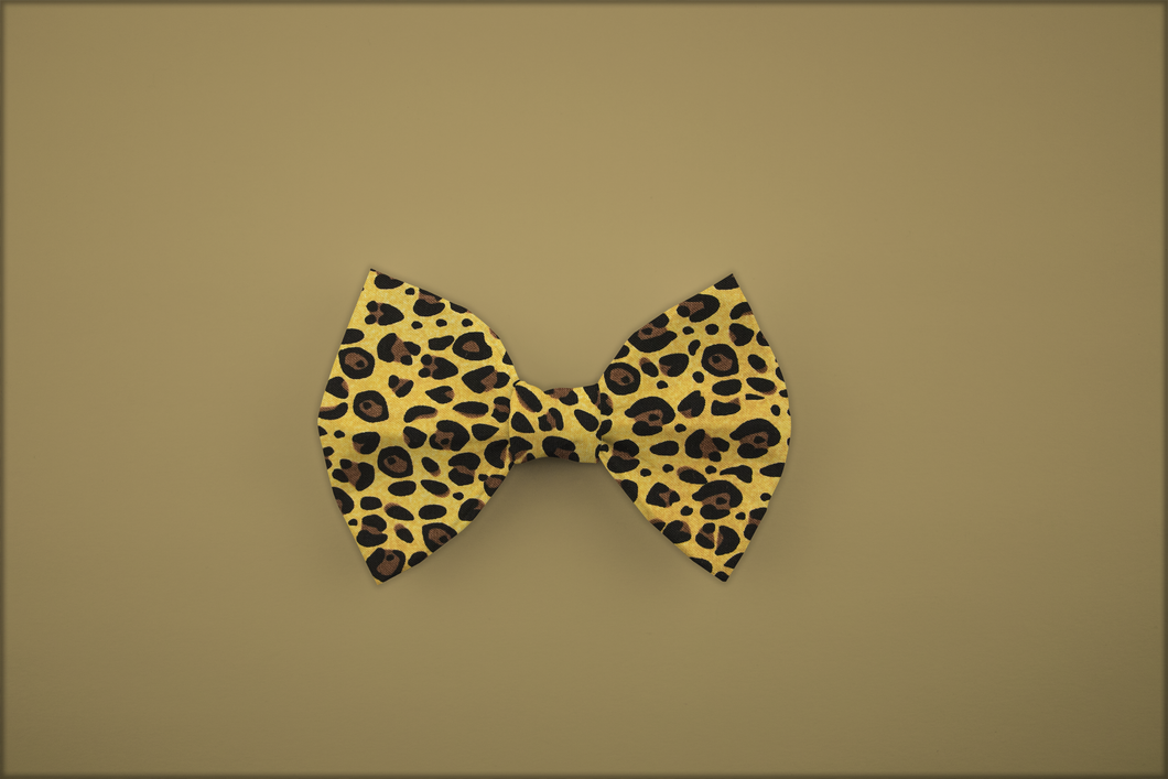 Cheetah Bow Tie