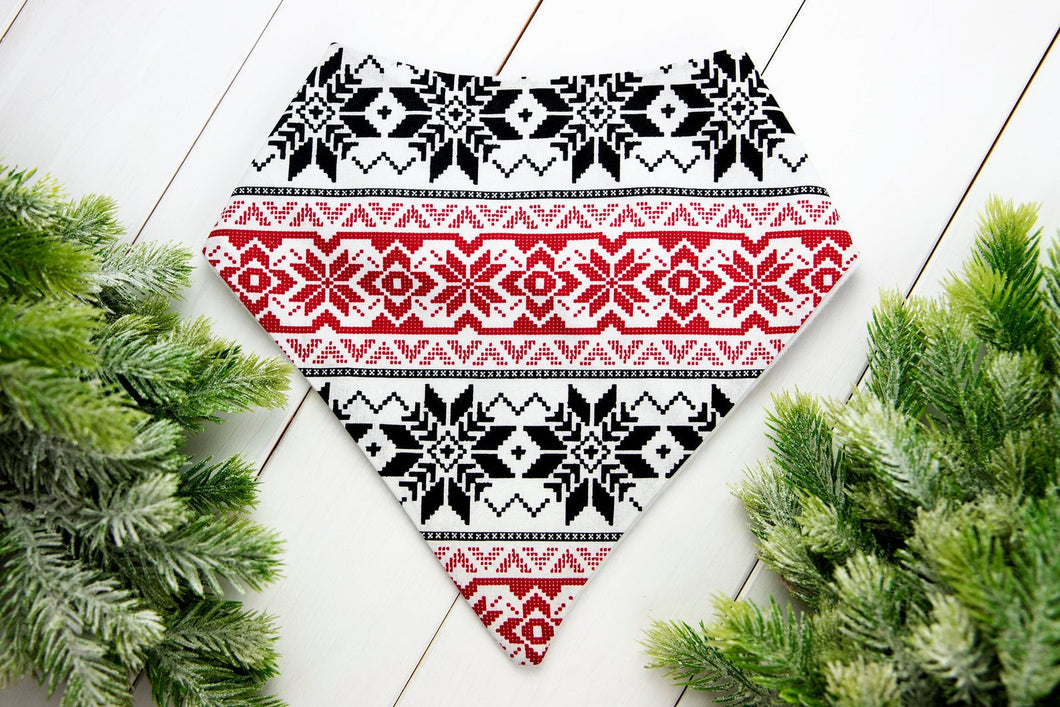 Nordic Winter Sweater Print Bandana