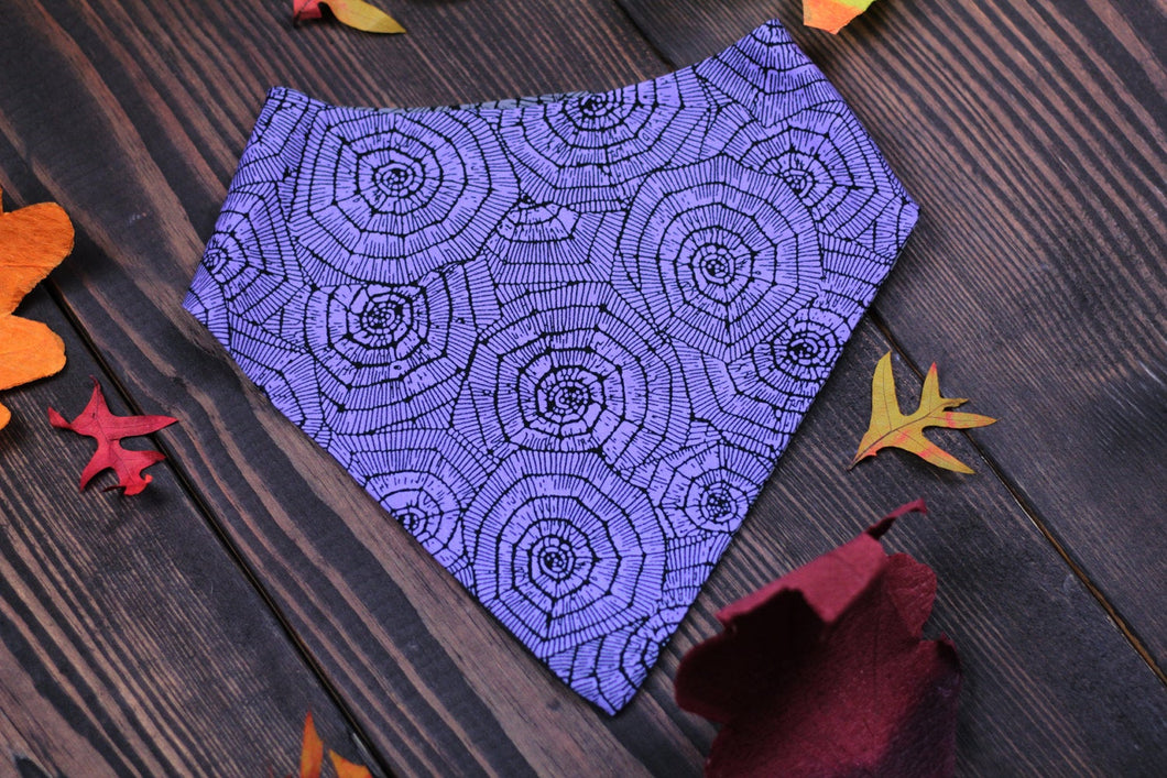 Halloween Spiderweb Reversible Bandana