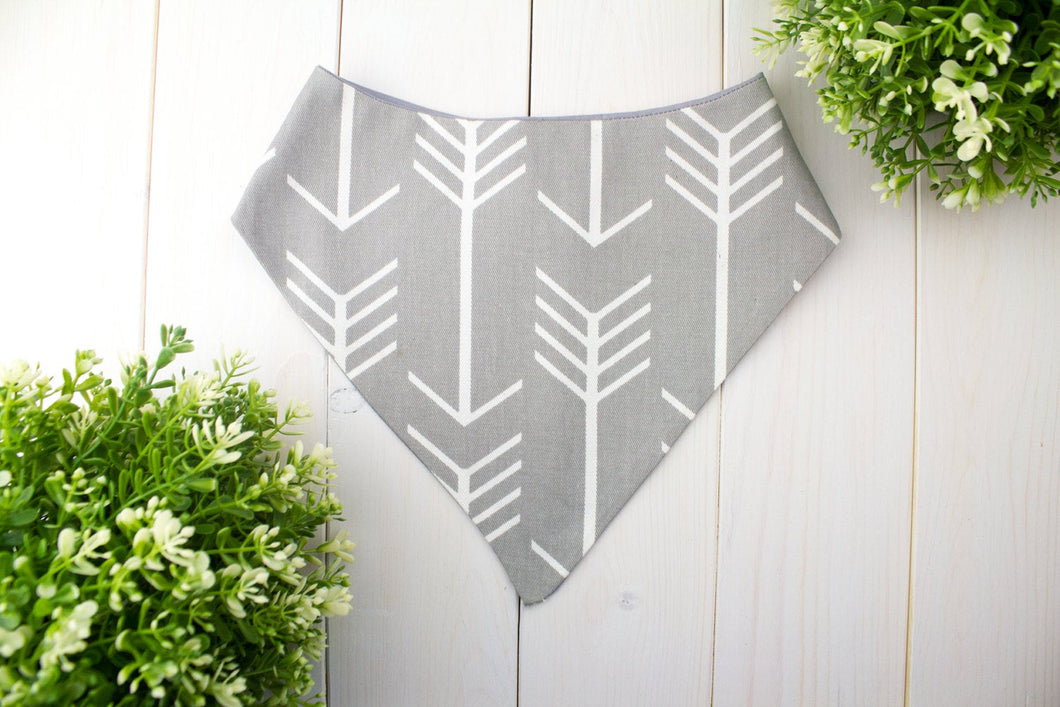 Grey & White Arrows Bandana