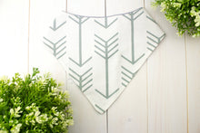 Load image into Gallery viewer, White &amp; Grey Arrows Bandana
