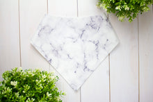 Load image into Gallery viewer, White Marble Print Bandana
