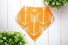 Load image into Gallery viewer, Orange &amp; White Arrows Bandana
